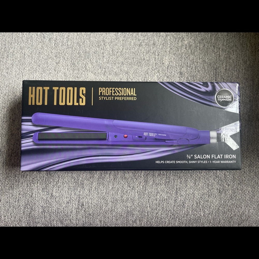 Hot tools ceramic salon flat iron
